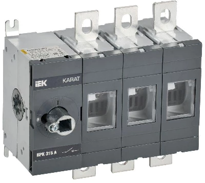 Выключатель-разъединитель ВРК 3п 315А без рукоятки KARAT IEK KA-VR10-3-0315