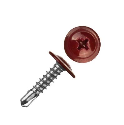 Саморез ШСММ сверло 4.2х16 темн.красн. KP RAL 3005 (уп.20шт) Tech-Krep/Zitar 125492