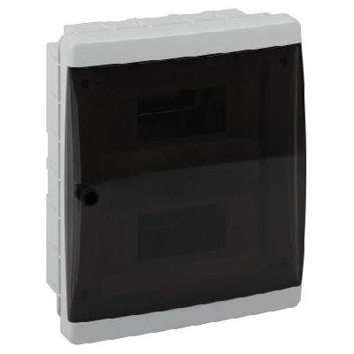 Корпус встраиваемый COMFORT ЩРВ-П-24 IP40 пластик. прозр. крышка бел. Эра Б0067230