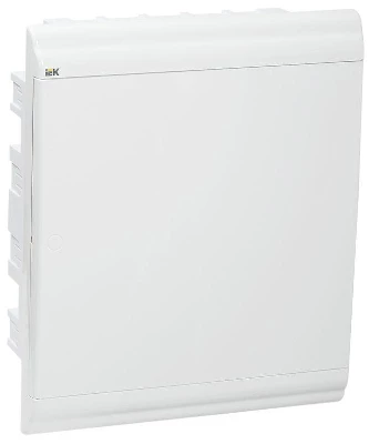 Бокс ЩРВ-П-24 мод. встраив. пластик IP41 PRIME бел. дверь IEK MKP82-V-24-WD-41-10