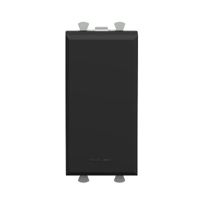Выключатель модульный 1мод. Avanti "Черный матовый" DKC 4412101