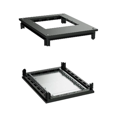 Крыша с фланцем и основание для 19дюйм IT-CQE 800х1200 RAL9005 DKC R5RKTB812FITB