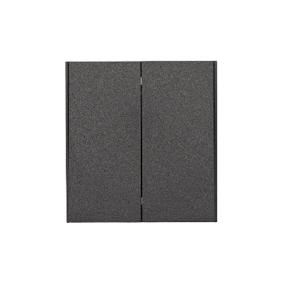 Выключатель для жалюзи 2-кл. СП STRONG MIELE 10А возвратный графит Kranz KR-78-0711-6