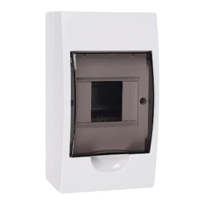 Бокс модульный накладной PDB/W 1004 WH (ЩРН-П- 4) IP41 пластик. JazzWay 5071643