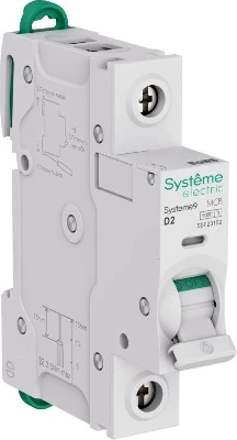Выключатель автоматический 1п D 2А 6кА Systeme9 230В SE S9F23102