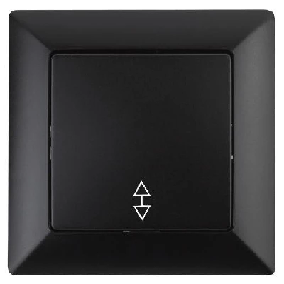 Переключатель 1-кл. СП Solo 4-103-05 10А 250В IP20 антрацит Intro Б0053581