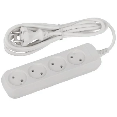 Удлинитель 4х3м без заземл. ПВС 2х0.75 UDL-10-430 Greenline Эра Б0065050