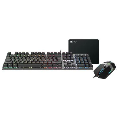 Комплект клавиатура и мышь GXZ770 проводной игровой 1200-3600dpi + коврик Intro Б0060193