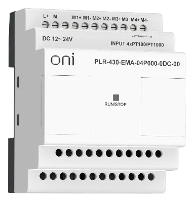 Модуль расширения входов выходов ПЛК 430 4 входа Pt100/Pt1000 24В DC ONI PLR-430-EMA-04P000-0DC-00