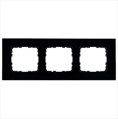 Рамка 3-м G-Glass стекло черн. Black Glass Jasmart G1003GB