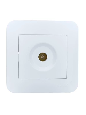 Розетка телевизионная проходная TV СП ASTI IP20 в сборе бел. LEZARD 7081-0202-129