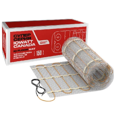 Теплый пол под плитку IQ FLOOR MAT - 18.0m2  IQWatt (Канада)