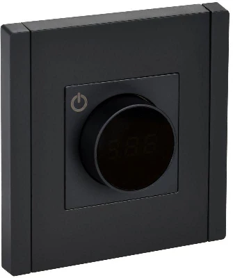 Термостат электронный FORTE&PIANO FP152 с индикацией черн. IEK FP-RT11-K02