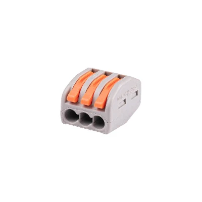 Клемма монтажная рычажного соединения PTC-3P 222-413 BL/10 450В 32А 0.08-2.5 4.0кв.мм (уп.10шт) JazzWay 5050730
