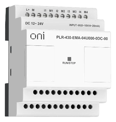 Модуль расширения входов выходов ПЛК 430 4 UI (0-20мА/0-10В) 24В DC ONI PLR-430-EMA-04U000-0DC-00
