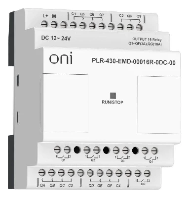 Модуль расширения входов выходов ПЛК 430 16 RO 24В DC ONI PLR-430-EMD-00016R-0DC-00