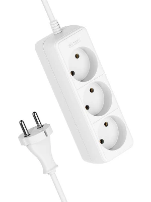 Удлинитель 3х3м без заземл. 16А IP20 ПВС 2х1.5 КОСМОС YKsm3m-3g(K)