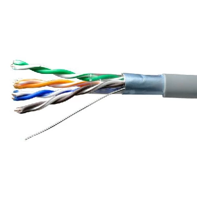 Кабель витая пара F/UTP кат.5E 4х2х24AWG solid Cu PVC Standard сер. (м) SUPRLAN 01-1031-1