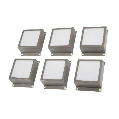 Светильник светодиодный PPL 089/G OPAL 42Вт 6500К IP40 6х(89х89х40мм) GREY ДВО/ДПО домино в потолок Грильято (комплект 6шт) Pro JazzWay 5060173