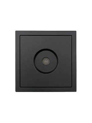 Розетка ТВ проходная СП ZIMA IP20 черн. бархат LEZARD 704-4288-129