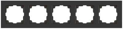 Рамка 5-м СП Accent 6-505-07 графит Intro Б0063733