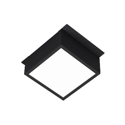 Светильник светодиодный DL-GRIGLIATO-S90x90-12W Warm3000 BK 90 deg 230) IP40 металл Arlight 038327