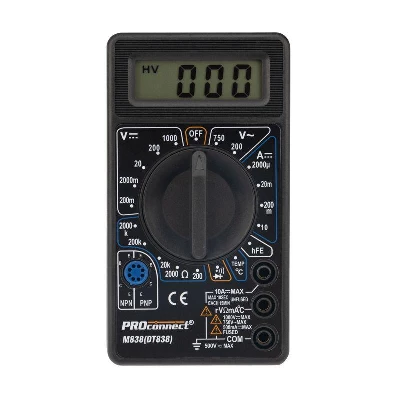 Мультиметр портативный M838 (DT838) PROCONNECT 13-3013
