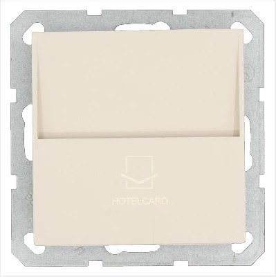 Выключатель карточный 10А IP20 отельный механизм тауп Jasmart G6209T