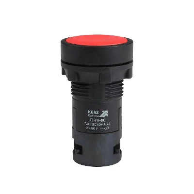 Кнопка с фиксацией OptiSignal Compact D22 С7-PH-401 красн. 1НЗ XB7NH42 КЭАЗ 362057