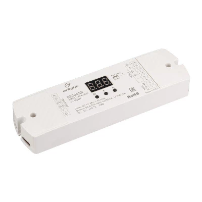 Декодер SMART-K19-DMX (12-48В 4х350мА) (IP20 пластик) Arlight 023827