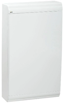 Бокс ЩРН-П-36 мод. навесной пластик IP41 PRIME бел. дверь IEK MKP82-N-36-WD-41-05