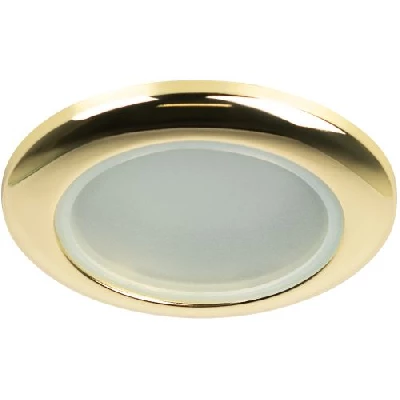 Светильник точечный WR1 GD 50Вт IP44 MR16 12В влагозащ. зол. ЭРА C0043846