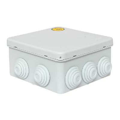Коробка уравнивания потенциалов КУП-030-014 100х100х50 IP55 с крышкой наружн. для прямого монтажа 10 мембр. вводов сер. EKF plc-kmr-030-014-g