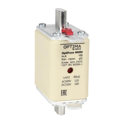 Вставка плавкая OptiFuse NH00-16-gG-УХЛ3 КЭАЗ 374927
