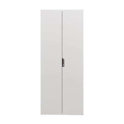 Дверь двойная сплошная IT-CQE 2200х600 RAL7035 DKC RGITCPED2260