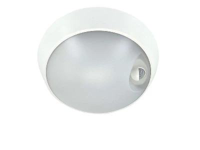 Светильник светодиодный WP 15 C 12W OP 840 D220 WH MDM 220х80мм 12Вт 4000К IP54 ЖКХ круглый пылевлагозащ. с датчиком движ. бел. Русский Свет 15071523453