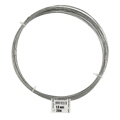 Трос для растяжки 1.0мм DIN 3055 стальной (уп.20м) Tech-Krep/Zitar 127840