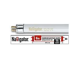 Лампа люминесцентная 94 106 NTL-T5-06-840-G5 6Вт T5 4200К G5 Navigator 94106