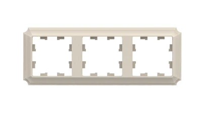 Рамка 3-м AtlasDesign Antique универс. беж. SE ATN100203