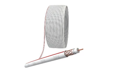 Кабель коаксиальный SAT 50м 75 Ом Cu/(оплетка Cu 75%) PVC бел. (уп.100м) (4/96) Эра Б0044617