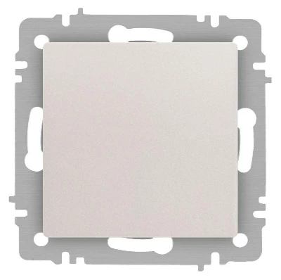 Кнопка Accent 6-109-06 10А-250В IP20 СУ перламутр. Intro Б0063615