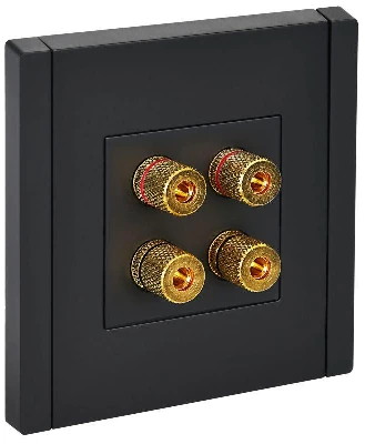 Аудиорозетка 4-м FORTE&PIANO FP139 черн. IEK FP-S40-K02