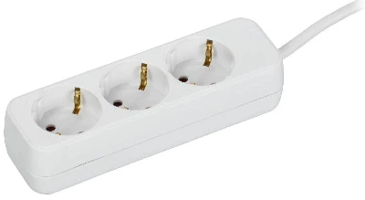 Удлинитель 3х3м 10А У03 ПВС 3х1 бел. UMA IEK UM-YP10-10-03-03-Z-K01