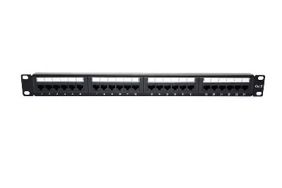 Патч-панель 19дюйм 1U кат.6 неэкранир. 24 порта RJ-45 Dual IDC TOKOV ELECTRIC TKE-PP-6-1U-24P-UTP