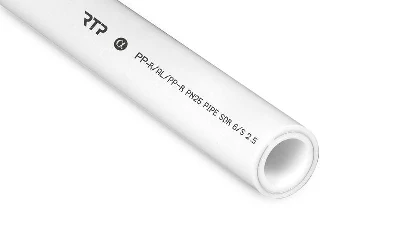 Труба PPR 25х4.2 PN25 армир. алюм. бел. (дл.2м) RTP 16202