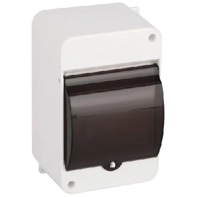 Корпус навесной SIMPLE КМПн 1/4 IP30 пластик.; прозр. крышка; бел. Эра Б0069239