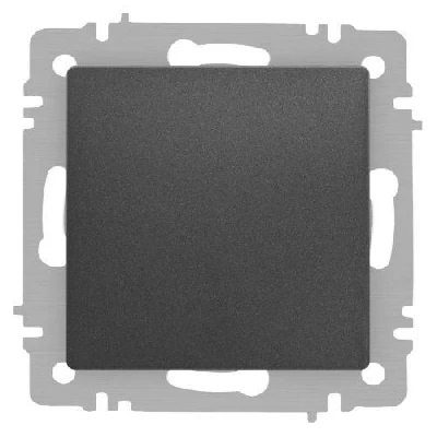 Выключатель 1-кл. СП Accent 6-101-07 10А IP20 250В AL/CU графит Intro Б0063459