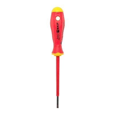 Отвертка Professional SL2.5х0.4мм VDE 1000В EKF sl-2.5-0.4-pro-in