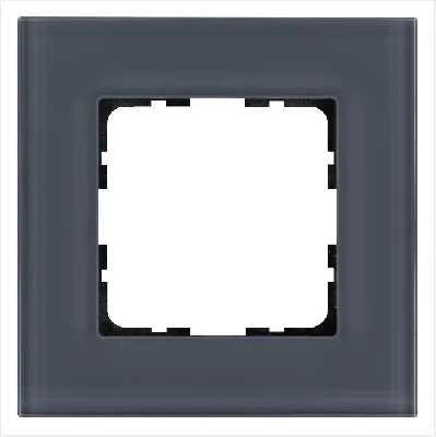Рамка 1-м G-Glass стекло маренго Jasmart G1001GC
