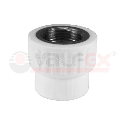 Муфта переходная с внутренней резьбой 25х1дюйм (60/15) бел. VALFEX 10129225